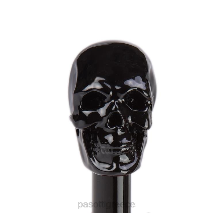 ομπρέλα | PASOTTI 64 prt w33ne - κόκκινη πτυσσόμενη ομπρέλα με μαύρη λαβή κρανίου 2N6B8167 άνδρες